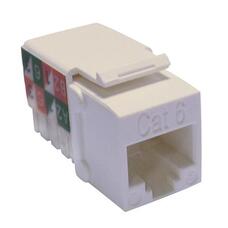 KEYSTONE CAT5E RJ45 UTP EXCEL CONNECTOR WHITE