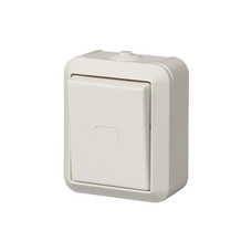 KOSTI 1-GANG 2-WAY SWITCH, 2 X-TERMINALS, LAMP NOT INCLUDED, IP44