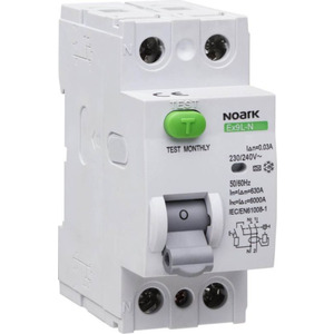 NOARK 2P 40A 30MA 6KA A-TYPE RESIDUAL CURRENT CIRCUIT BREAKER