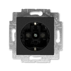 LEVIT ANTHRACITE SCHUKO SOCKET-OUTLET