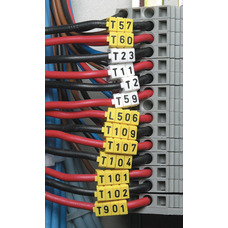 WIC2 №1 Ø2.8-3.8MM 200PCS PRE-PRINTED CABLE MARKERS