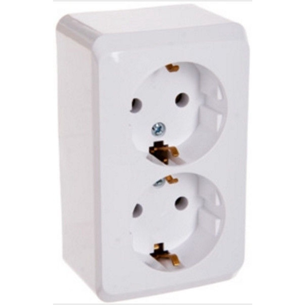 PRIMA 2-GANG SOCKET OUTLET