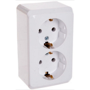 PRIMA 2-GANG SOCKET OUTLET