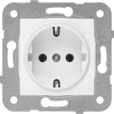 KARRE/MERIDIAN SINGLE SOCKET OUTLET WHITE