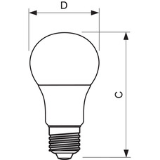 PHILIPS E27 8.5W 2700K A60 806LM DIM LED