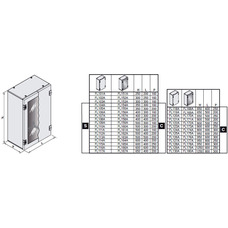 ORION PLUS 950X800X300MM IP65 FE