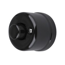 FND UDVENDIG LED LYSDÆMPER PORCELÆN SORT