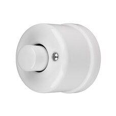 FND UDVENDIG LED LYSDÆMPER PORCELÆN HVID
