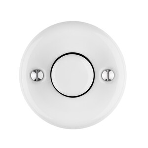 FND UDVENDIG LED LYSDÆMPER PORCELÆN HVID