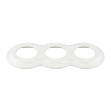 FND 3-MODUL RAMME PORCELÆN HVID TYPE 2