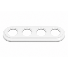 FND 4-MODUL RAMME PORCELÆN HVID