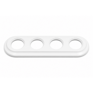 FND 4-MODUL RAMME PORCELÆN HVID