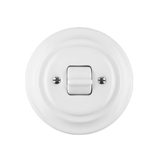 FND 2-POLET AFBRYDER PORCELÆN HVID TYPE 4