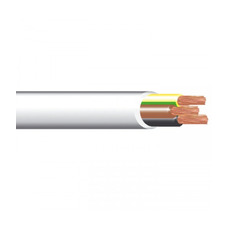 H05VV-F/MSK/RKK 3X1.0 100M FLEXIBLE CABLE WHITE