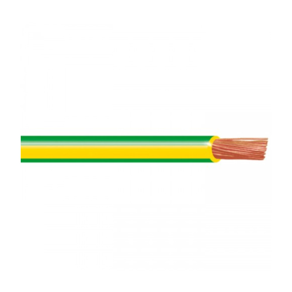 H07Z-K/MKEM-HF 4MM² 90°C 450/750V YELLOW-GREEN FLEXIBLE INSULATED WIRE