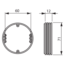 PMR94 EXTENSION RING 13 MM