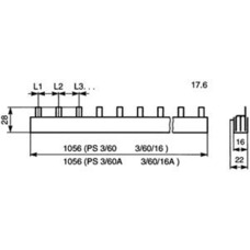 ABB 3P 60M 63A 10MM² SLØJFESKINNE