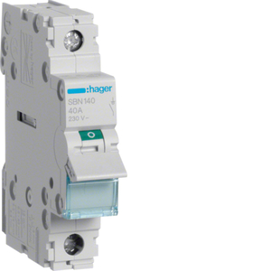 HAGER 1P 40A SWITCH DISCONNECTOR