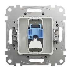 SEDNA DESIGN & ELEMENTS ALUMINIUM CAT6 1XRJ45 DATA OUTLET