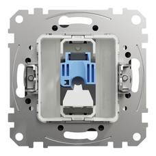 SEDNA DESIGN & ELEMENTS ANTHRACITE CAT6 1XRJ45 DATA OUTLET