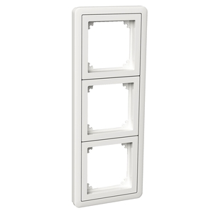 EXXACT COMBI 3-GANG FRAME WHITE