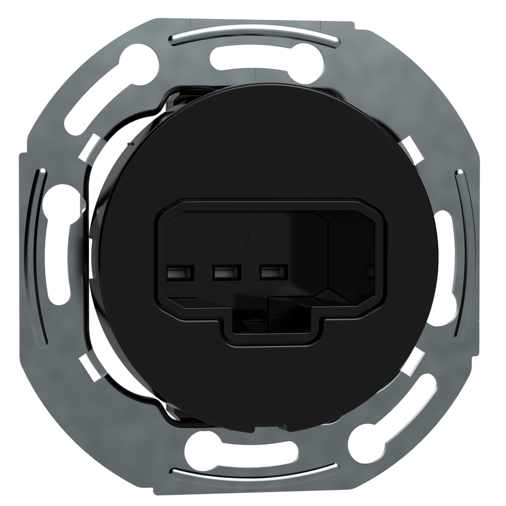 RENOVA DCL OUTLET FLUSH CEILING SCREWLESS BLACK (DELIVERY 1-4 WEEKS)